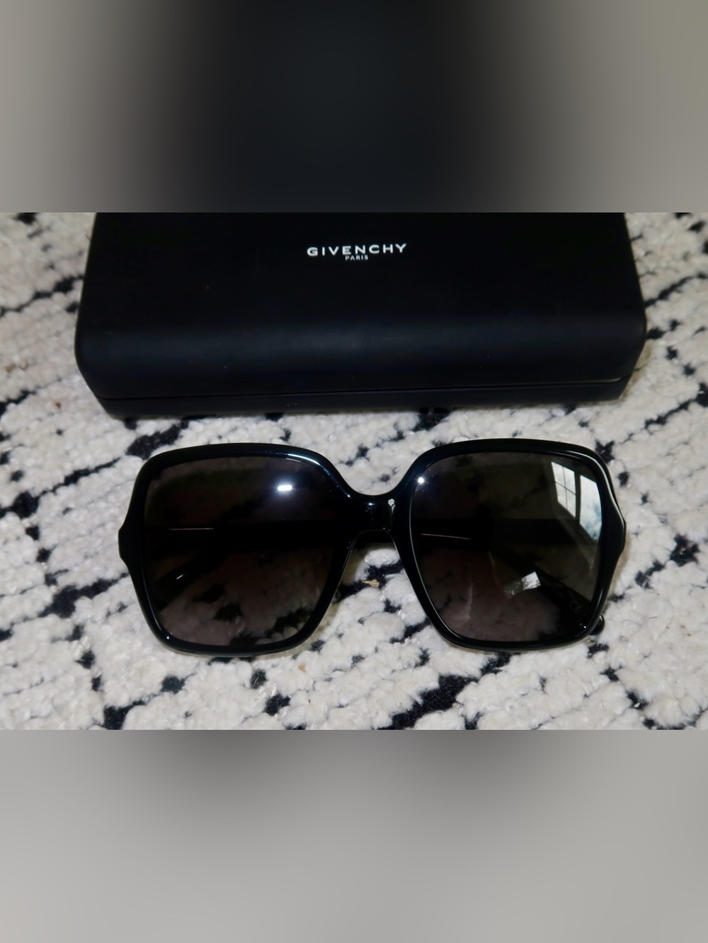 Givenchy Black Oversized Square Women's Sunglasses